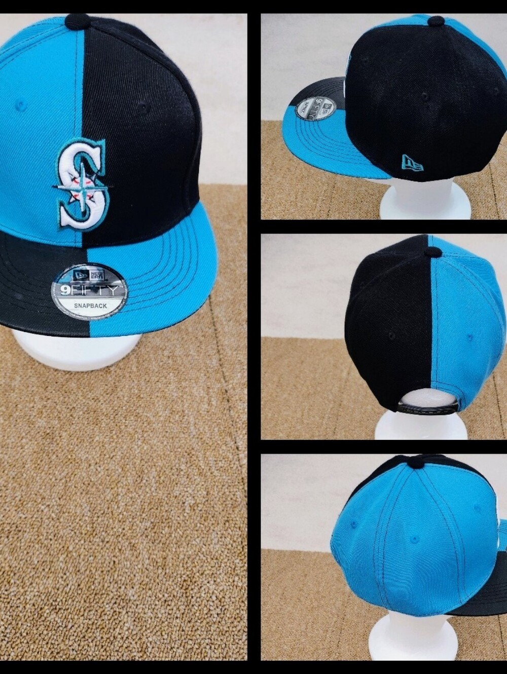 SEATTLE MARINERS MLB BASEBALL SNAPBACK HAT.